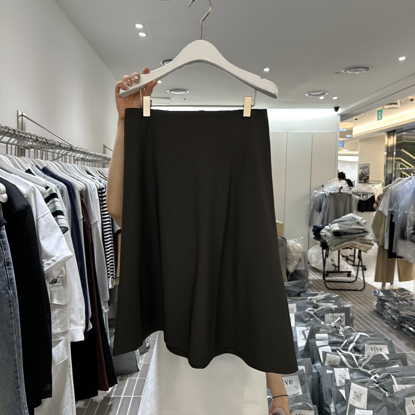 VIVE韓國東大門直郵女裝新品休閑時尚26春夏半身裙中短裙VIVE半身裙/中短裙圖色2