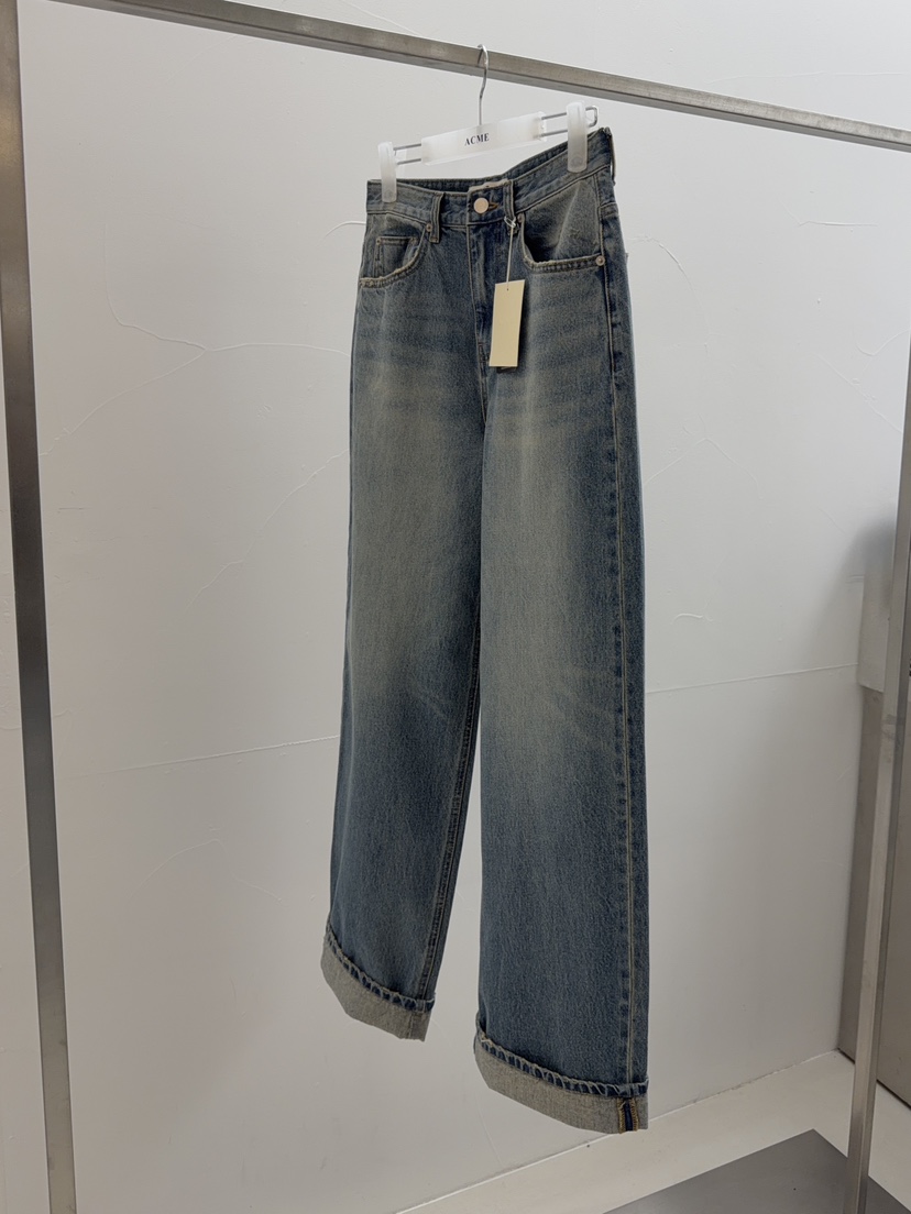 ACME韓國代購女士新款時尚職業26春夏熱賣推薦人氣牛仔褲ACME牛仔褲圖色1