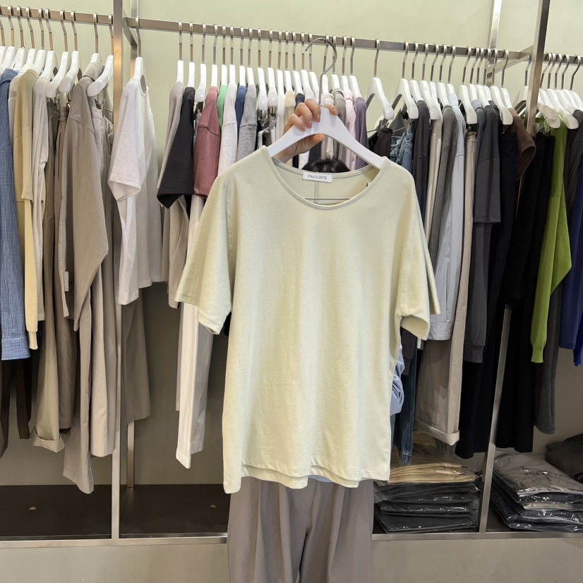 FAVE/FAVOURITE韓國代購女裝新品熱賣推薦26春夏職業T恤FAVE/FAVOURITET恤圖色2