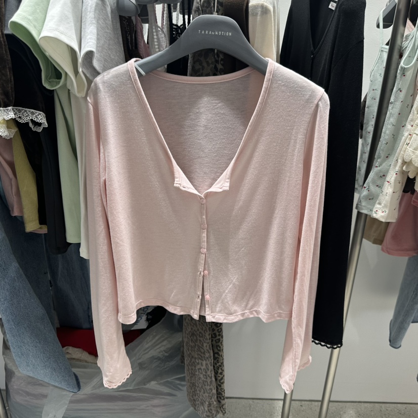 TARABY MOTION韓國東大門代購女裝新款休閑針織衫寬松開衫TARABY MOTION針織衫圖色3