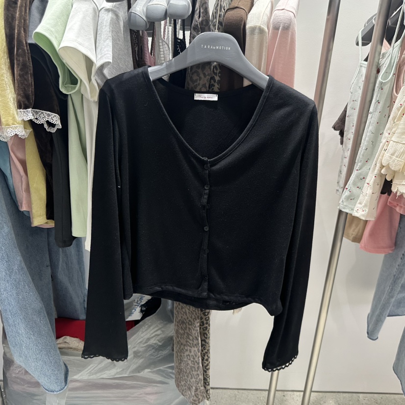 TARABY MOTION韓國東大門代購女裝新款休閑針織衫寬松開衫TARABY MOTION針織衫圖色4