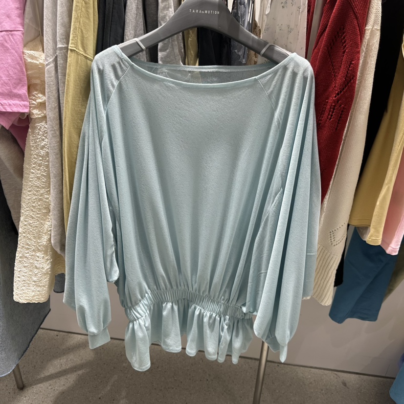 TARABY MOTION韓國代購女裝新品熱賣襯衫蕾絲衫荷葉邊插肩TARABY MOTION襯衫/蕾絲衫圖色2