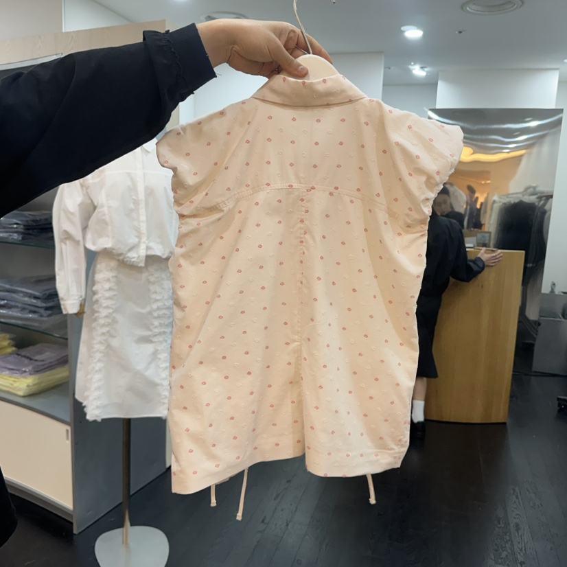 AIME HOPE MAKE/MYNAMEIS韓國直郵女士新品時尚襯衫蕾絲衫AIME HOPE MAKE/MYNAMEIS襯衫/蕾絲衫