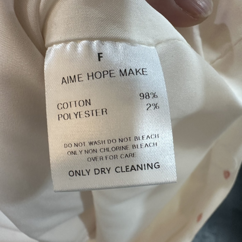 AIME HOPE MAKE/MYNAMEIS韓國直郵女士新品時尚襯衫蕾絲衫AIME HOPE MAKE/MYNAMEIS襯衫/蕾絲衫