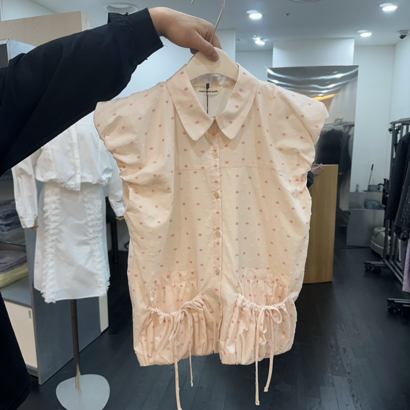 AIME HOPE MAKE/MYNAMEIS韓國直郵女士新品時尚襯衫蕾絲衫AIME HOPE MAKE/MYNAMEIS襯衫/蕾絲衫圖色1