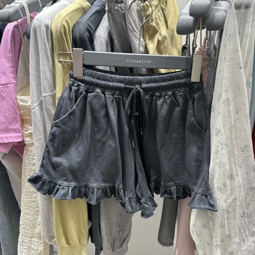TARABY MOTION韓國東大門直郵女裝新款推薦職業短褲荷葉邊TARABY MOTION短褲圖色3