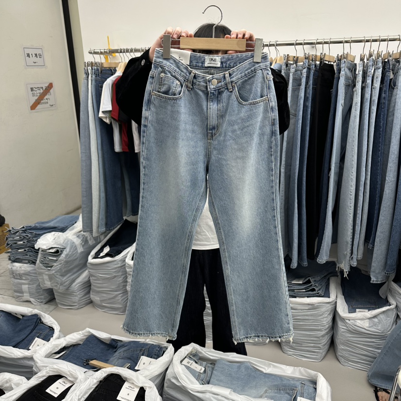 PAI韓國東大門直郵女裝新款26春夏休閑人氣時尚熱賣牛仔褲[PΛi]_PAi牛仔褲圖色1