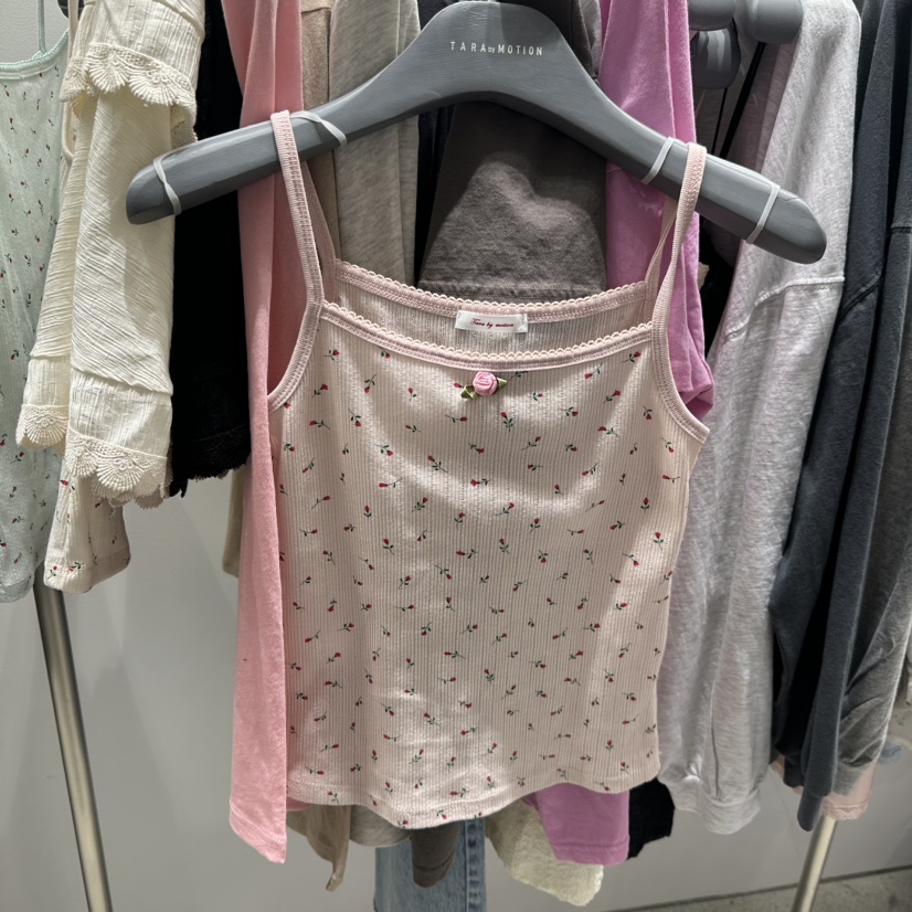 TARABY MOTION韓國直郵女士新品人氣時尚休閑吊帶背心鏤空TARABY MOTION吊帶/背心圖色2