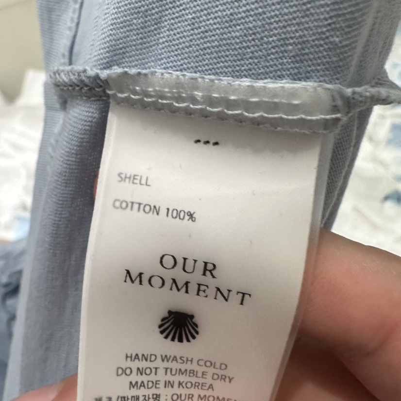 OURMOMENT韓國直郵女裝新款職業休閑時尚推薦人氣長袖T恤OURMOMENT長袖T恤