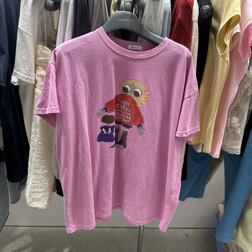 TARABY MOTION韓國代購女裝新款推薦職業26春夏人氣時尚T恤TARABY MOTIONT恤圖色4