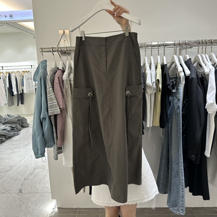 VIVE韓國直郵實拍女士新款推薦時尚熱賣26春夏職業人氣長裙VIVE長裙圖色2