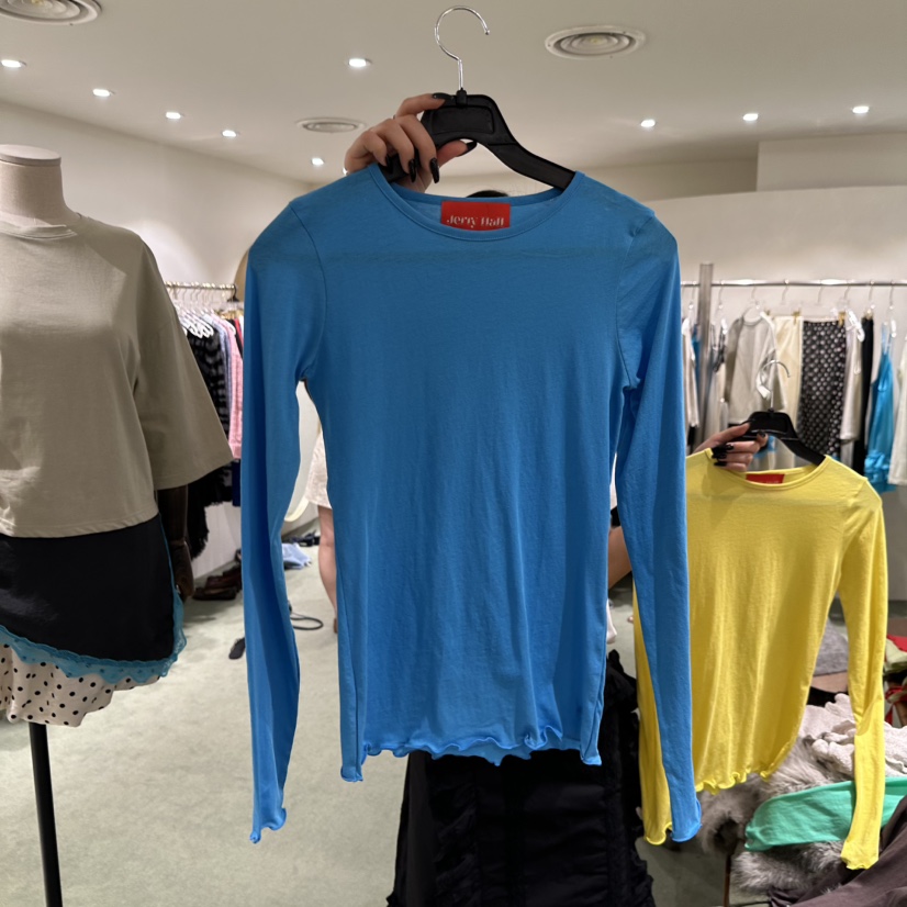 JERRY HALL-P韓國東大門直郵女裝新款26春夏長袖T恤不含內搭JERRY HALL長袖T恤圖色3