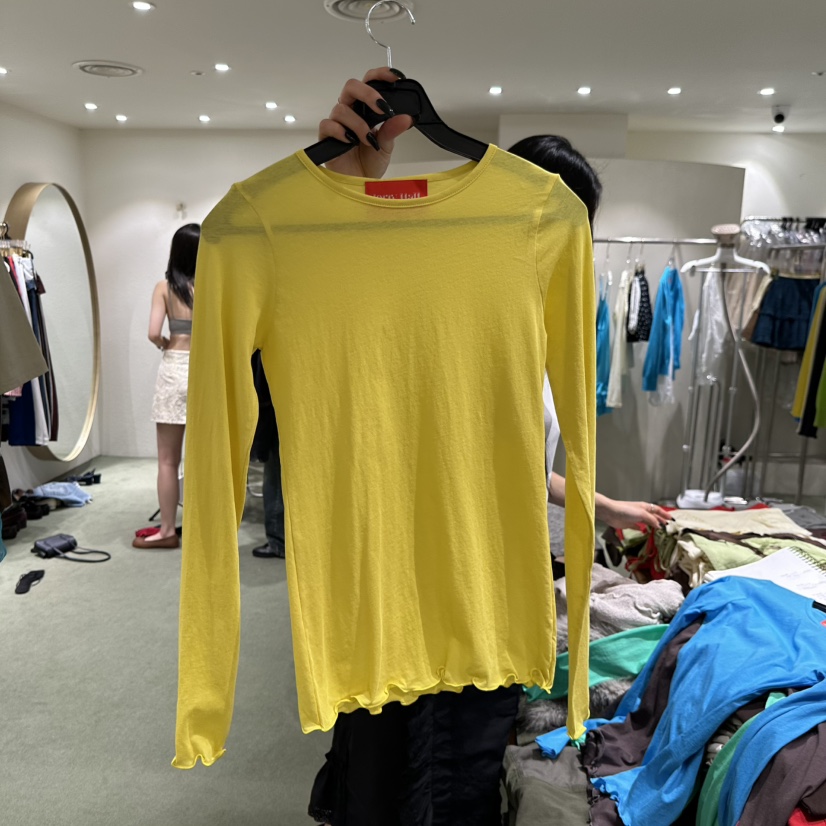 JERRY HALL-P韓國東大門直郵女裝新款26春夏長袖T恤不含內搭JERRY HALL長袖T恤圖色4