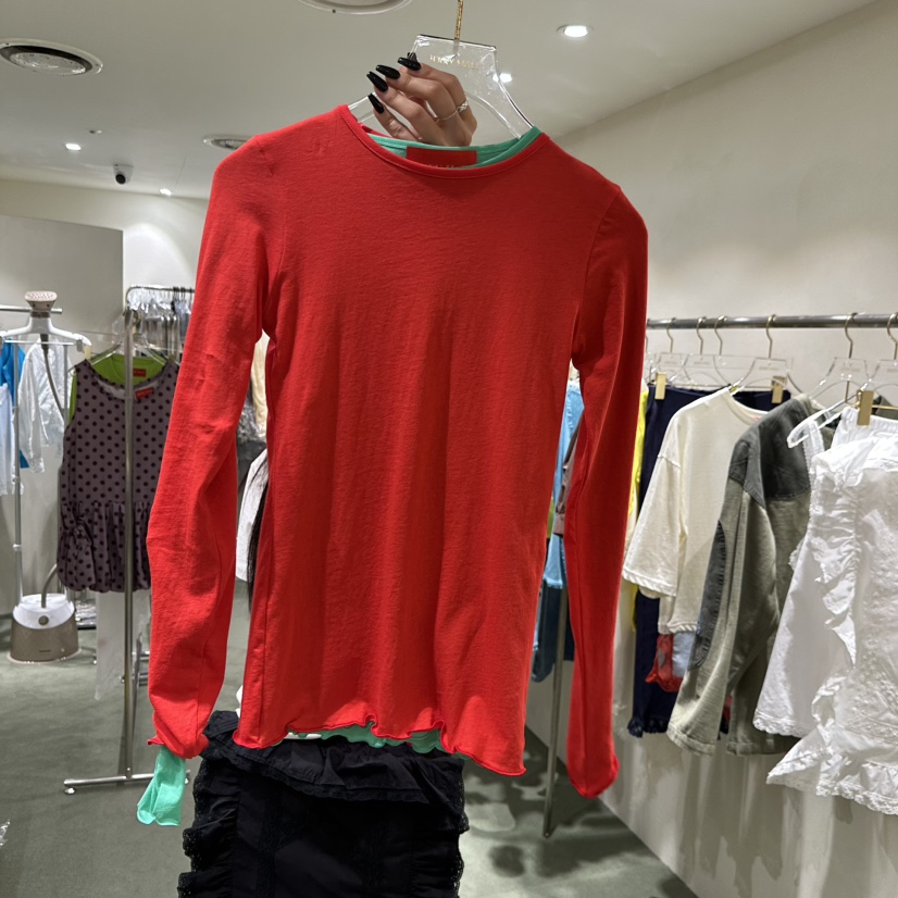 JERRY HALL-P韓國東大門直郵女裝新款26春夏長袖T恤不含內搭JERRY HALL長袖T恤圖色5