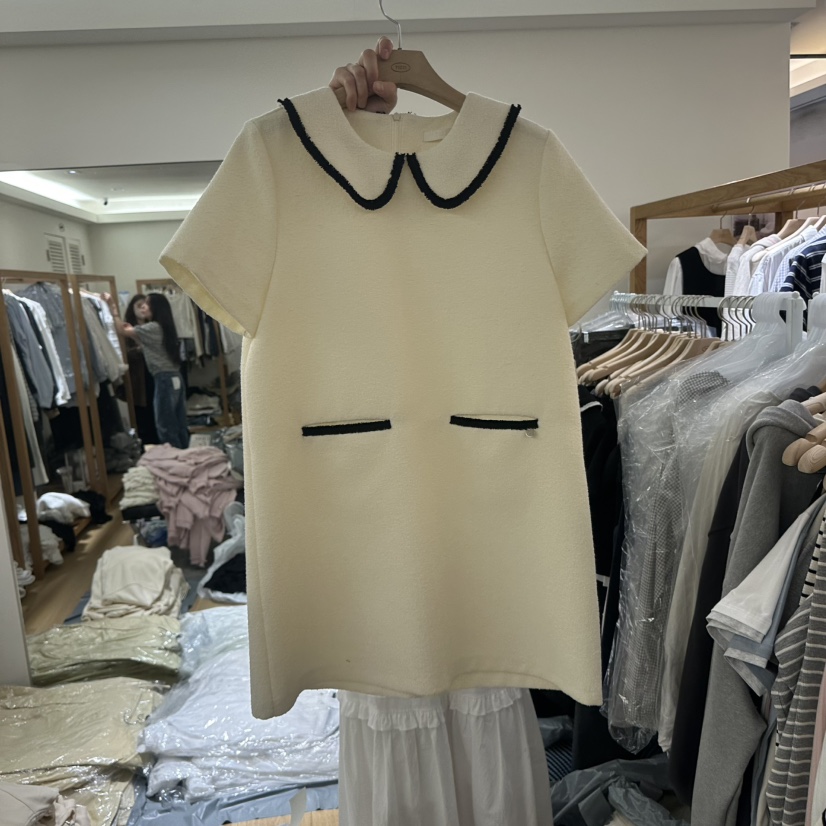 TIZZI韓國代購女裝新品人氣職業推薦休閑26春夏時尚連衣裙TIZZI連衣裙圖色1