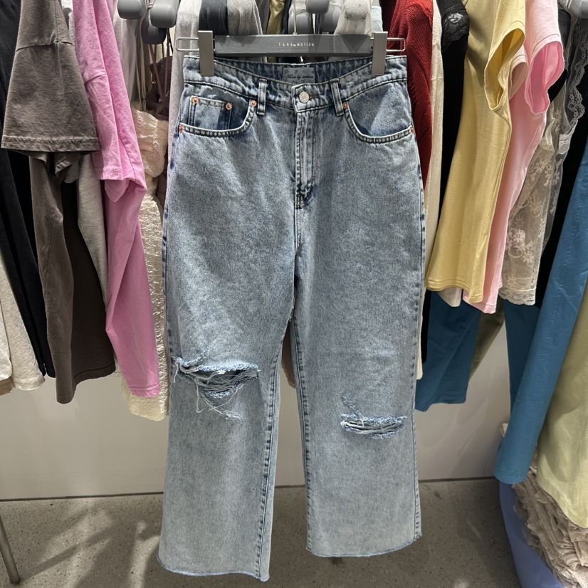 TARABY MOTION韓國代購女裝新款休閑人氣26春夏推薦牛仔褲TARABY MOTION牛仔褲圖色1