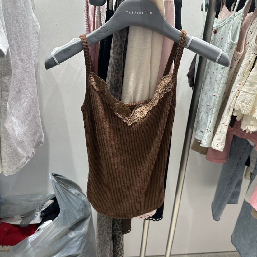TARABY MOTION韓國直郵實拍女裝新款職業熱賣時尚吊帶背心TARABY MOTION吊帶/背心圖色1