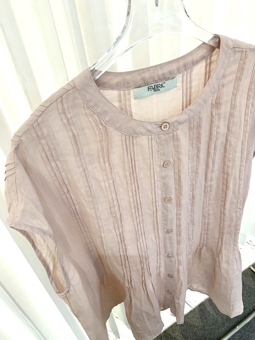 FABRIC韓國東大門代購女士新款休閑熱賣推薦人氣襯衫蕾絲衫FABRIC襯衫/蕾絲衫