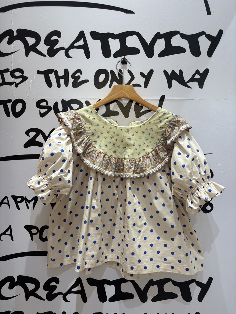 2ND K韓國直郵女士新款26春夏熱賣休閑推薦職業襯衫蕾絲衫2ND K襯衫/蕾絲衫圖色2