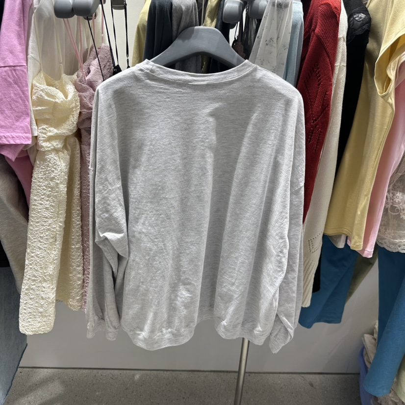 TARABY MOTION韓國代購女士新款時尚職業休閑長袖T恤褶皺TARABY MOTION長袖T恤