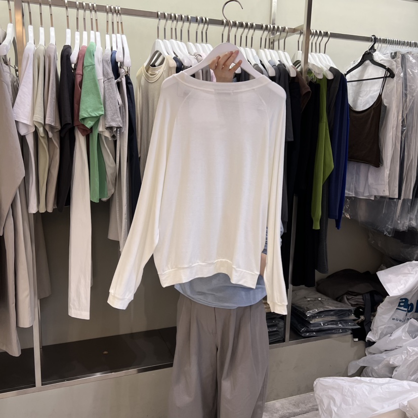 FAVE/FAVOURITE韓國東大門直郵女士新品熱賣26春夏長袖T恤FAVE/FAVOURITE長袖T恤