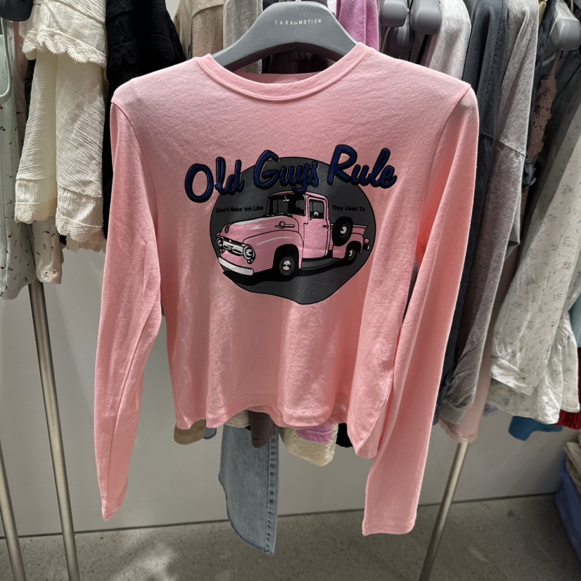 TARABY MOTION韓國直郵女士新品人氣推薦時尚休閑長袖T恤TARABY MOTION長袖T恤圖色1