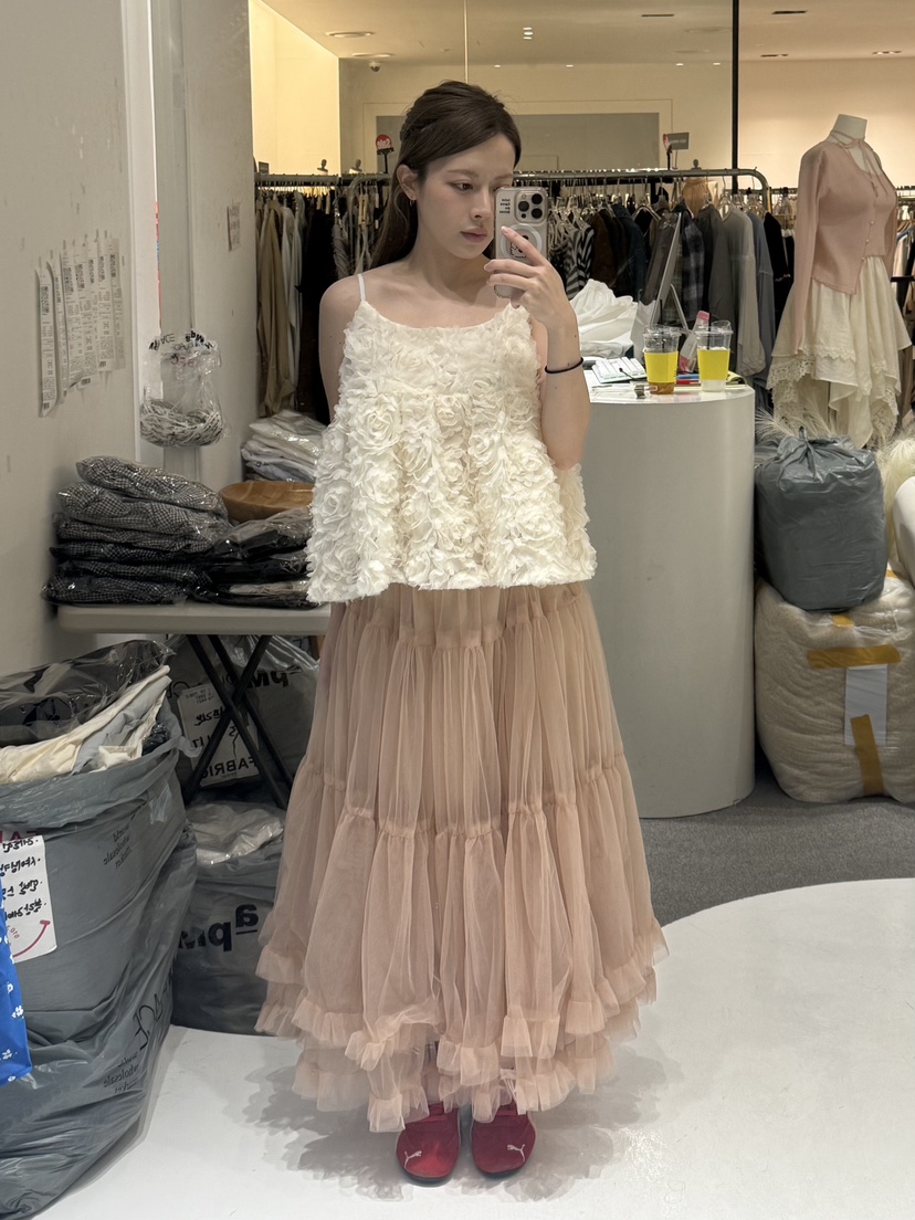 FABRIC韓國東大門代購女裝新品職業推薦熱賣時尚休閑長裙FABRIC長裙