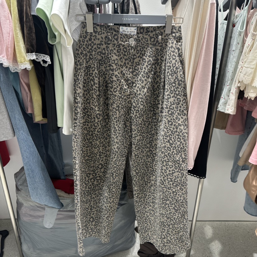 TARABY MOTION韓國直郵女裝新款熱賣26春夏人氣休閑褲棉質TARABY MOTION休閑褲圖色2