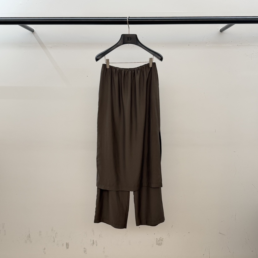 ID韓國直郵女裝新款休閑時尚人氣推薦26春夏熱賣職業裙褲ID裙褲圖色2棕色