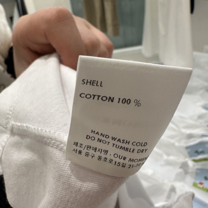 OURMOMENT韓國代購女裝新品推薦時尚休閑職業26春夏長袖T恤OURMOMENT長袖T恤