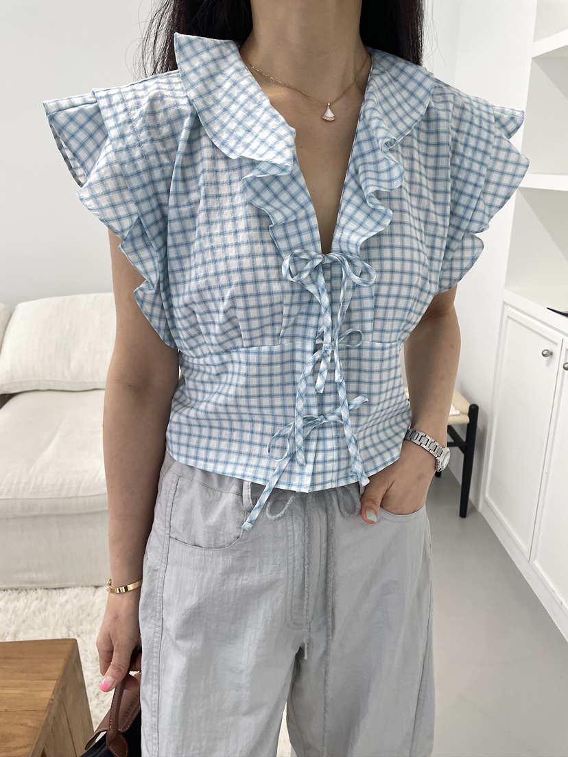 EDITION-P韓國直郵女裝新款人氣熱賣休閑推薦襯衫蕾絲衫EDITION/CHAHEE襯衫/蕾絲衫