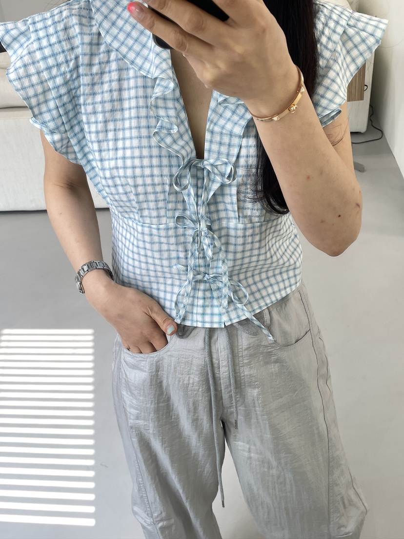 EDITION-P韓國直郵女裝新款人氣熱賣休閑推薦襯衫蕾絲衫EDITION/CHAHEE襯衫/蕾絲衫