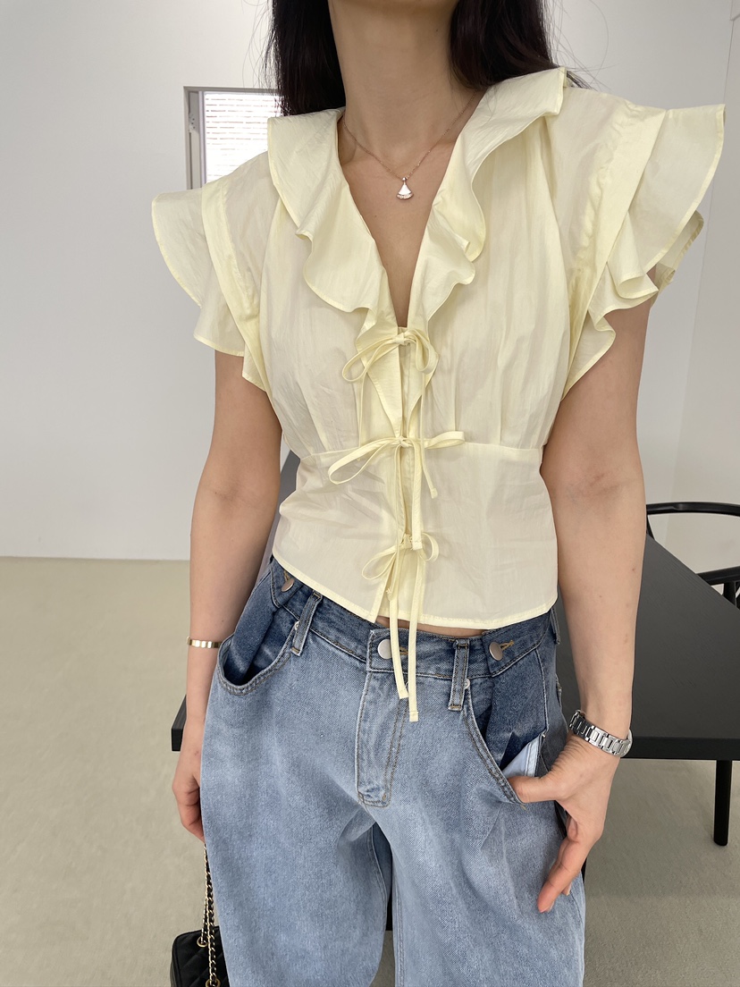 EDITION-P韓國直郵女裝新款人氣熱賣休閑推薦襯衫蕾絲衫EDITION/CHAHEE襯衫/蕾絲衫