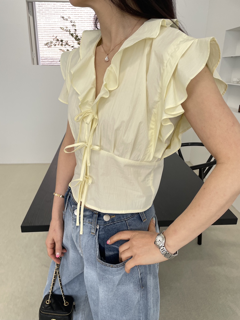 EDITION-P韓國直郵女裝新款人氣熱賣休閑推薦襯衫蕾絲衫EDITION/CHAHEE襯衫/蕾絲衫