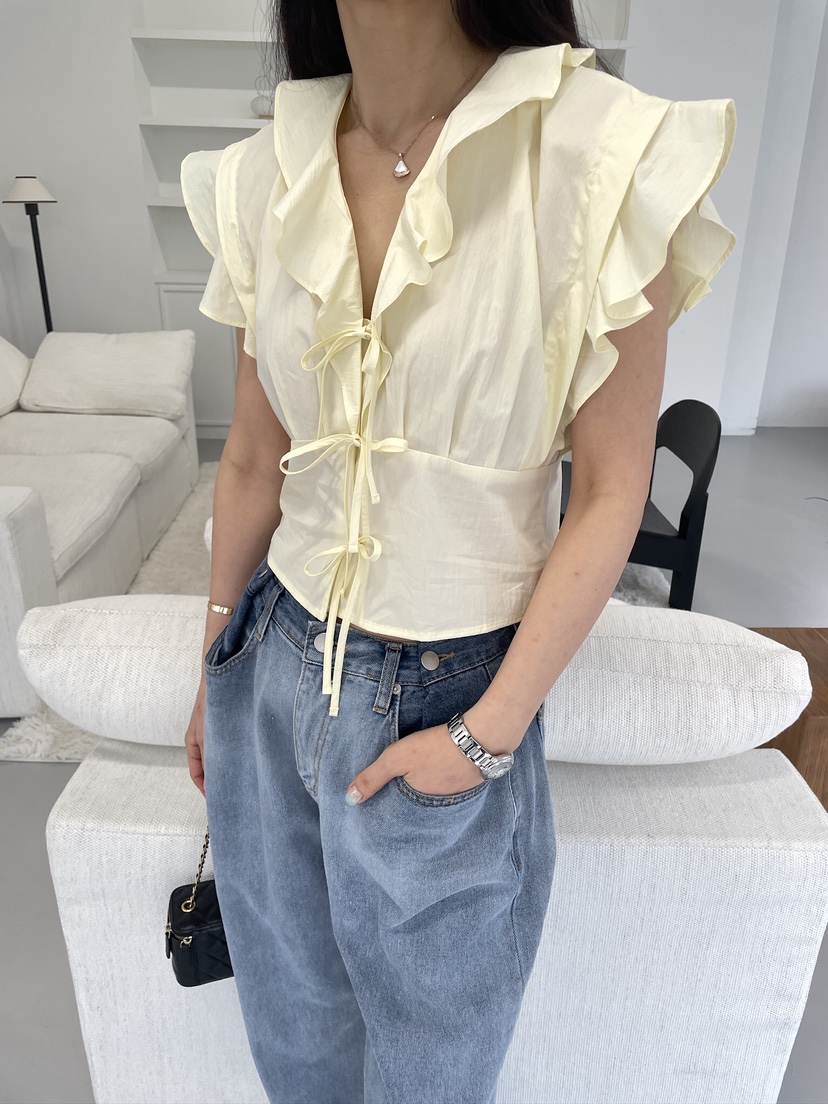 EDITION-P韓國直郵女裝新款人氣熱賣休閑推薦襯衫蕾絲衫EDITION/CHAHEE襯衫/蕾絲衫