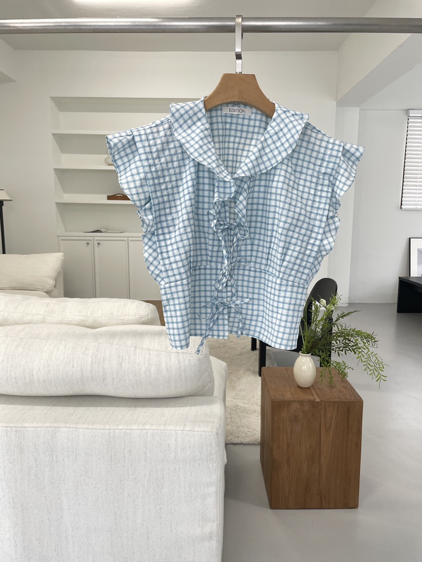 EDITION-P韓國直郵女裝新款人氣熱賣休閑推薦襯衫蕾絲衫EDITION/CHAHEE襯衫/蕾絲衫圖色2