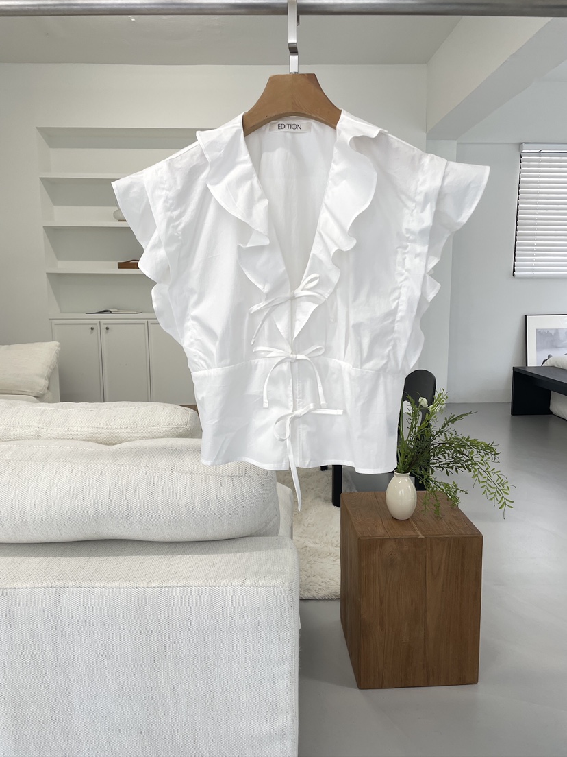 EDITION-P韓國直郵女裝新款人氣熱賣休閑推薦襯衫蕾絲衫EDITION/CHAHEE襯衫/蕾絲衫圖色3