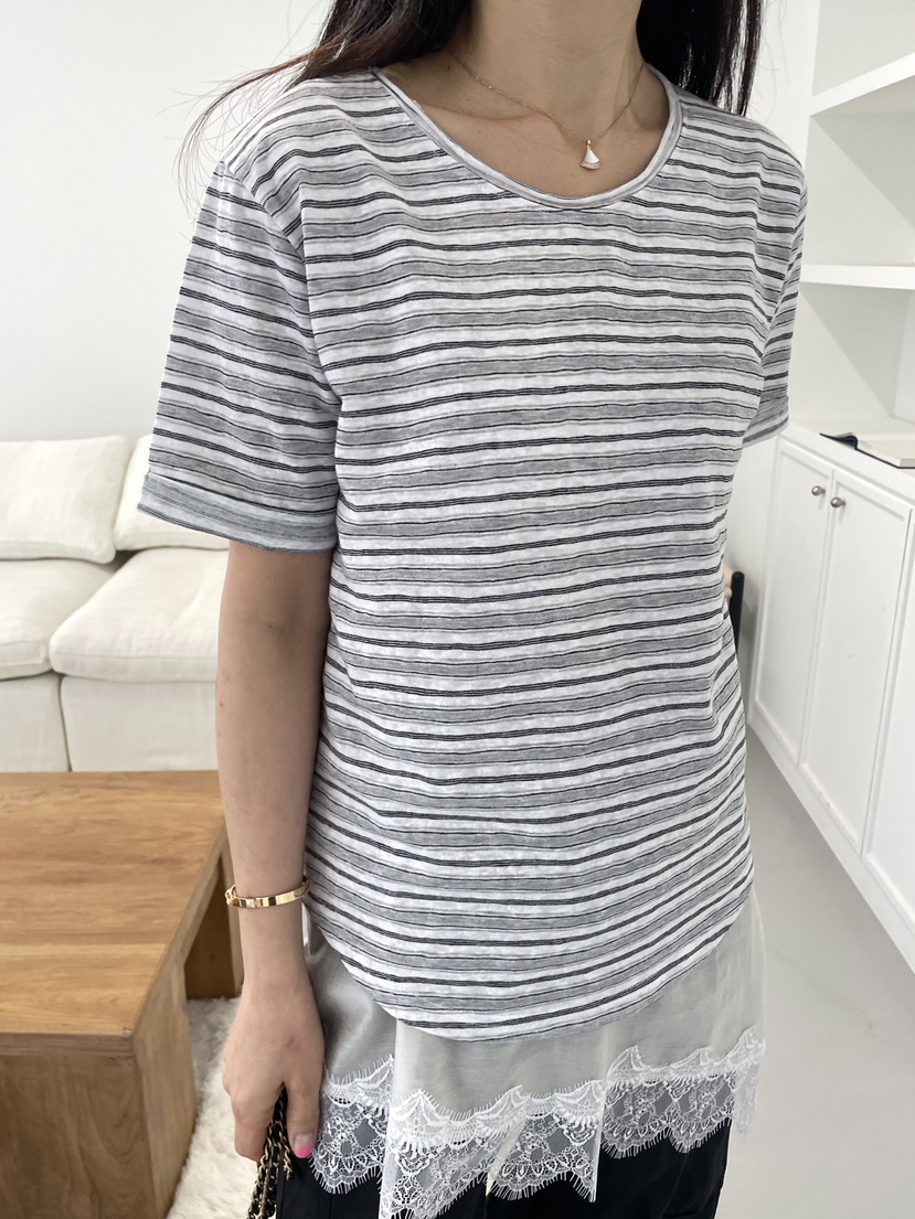 EDITION-P韓國東大門直郵女裝新品熱賣時尚職業推薦26春夏T恤EDITION/CHAHEET恤