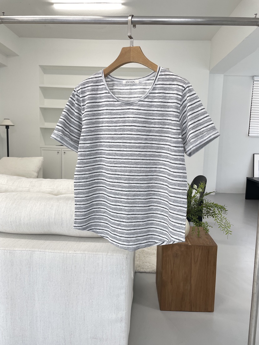 EDITION-P韓國東大門直郵女裝新品熱賣時尚職業推薦26春夏T恤EDITION/CHAHEET恤圖色1