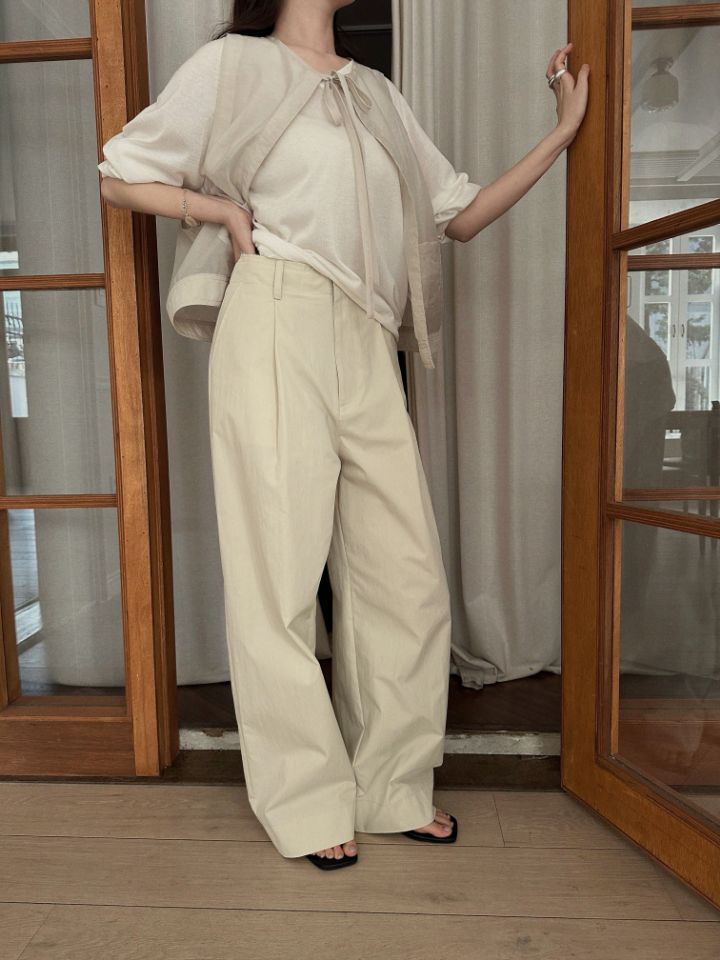 MARE韓國代購女士新品26春夏時尚職業人氣休閑推薦休閑褲MARE休閑褲圖色1