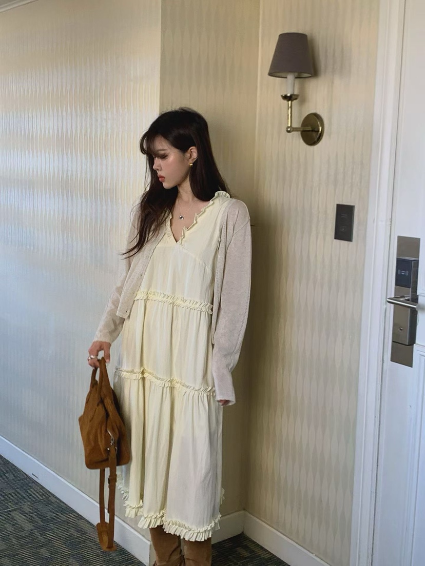 LA CREME韓國東大門直郵女士新款職業時尚人氣熱賣連衣裙LA CREME連衣裙