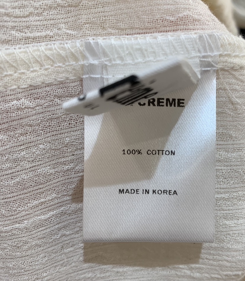 LA CREME韓國直郵女士新品人氣推薦熱賣休閑時尚襯衫蕾絲衫LA CREME襯衫/蕾絲衫