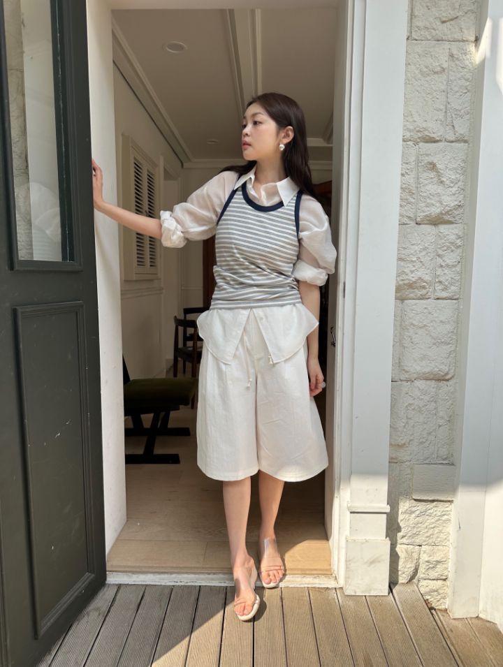 MARE韓國東大門直郵女裝新款推薦26春夏吊帶背心不含圍巾MARE吊帶/背心