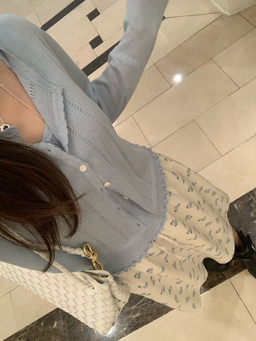 LA CREME韓國東大門代購女裝新款熱賣推薦職業針織衫亞麻布LA CREME針織衫