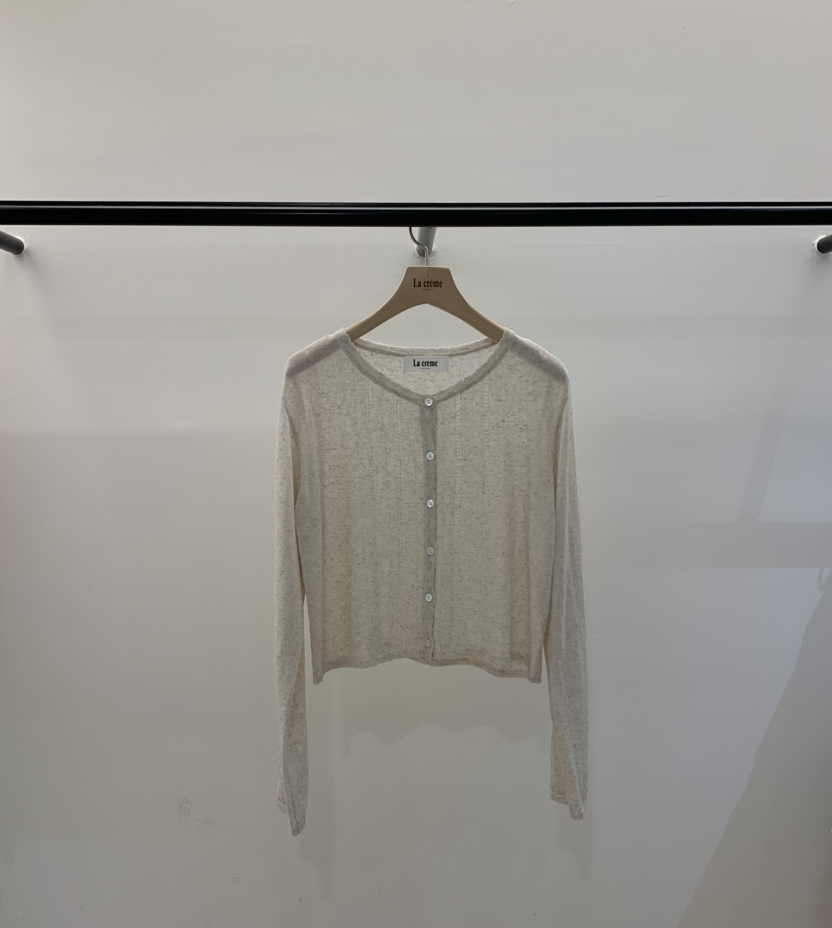 LA CREME韓國東大門代購女裝新款熱賣推薦職業針織衫亞麻布LA CREME針織衫圖色3