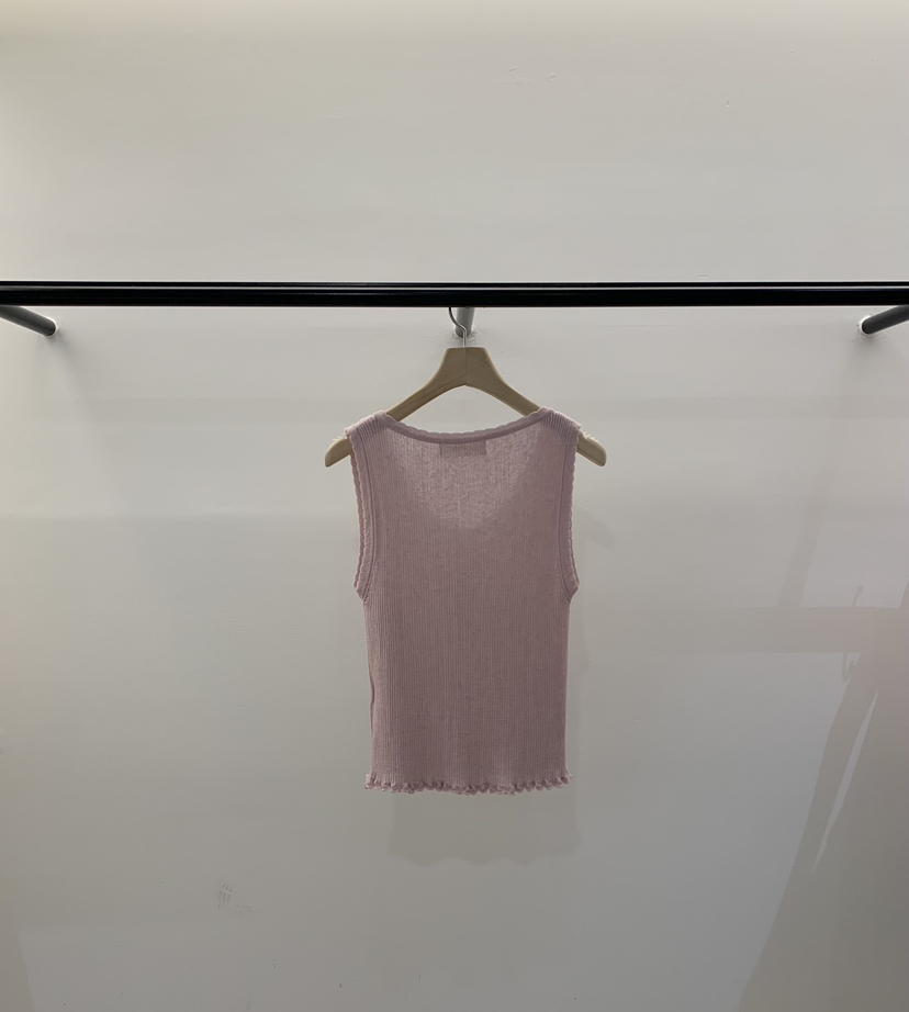 LA CREME韓國代購女士新款職業推薦26春夏熱賣吊帶背心亞麻LA CREME吊帶/背心