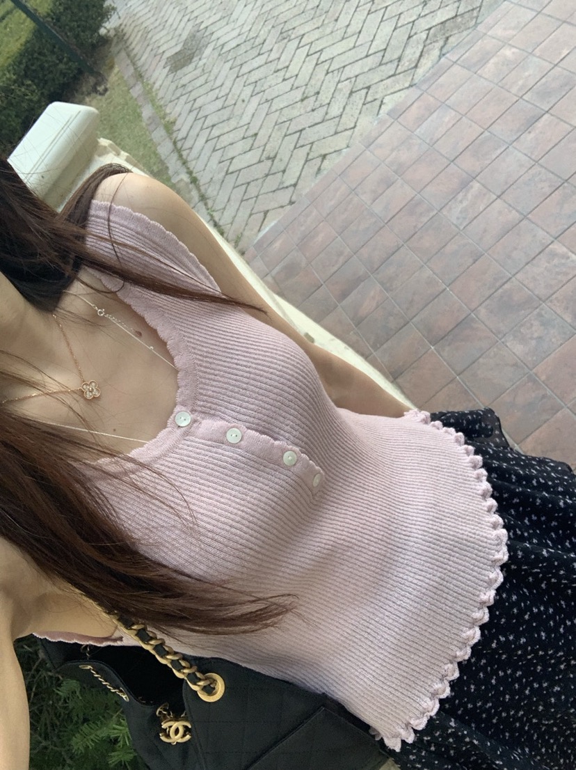 LA CREME韓國代購女士新款職業推薦26春夏熱賣吊帶背心亞麻LA CREME吊帶/背心