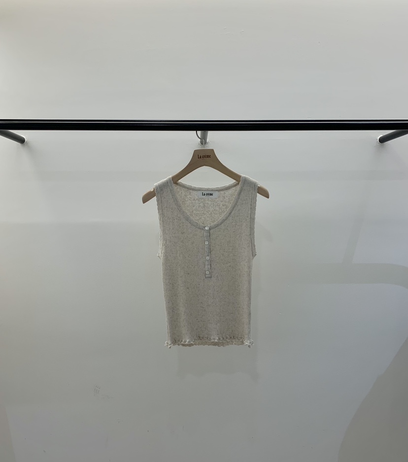 LA CREME韓國代購女士新款職業推薦26春夏熱賣吊帶背心亞麻LA CREME吊帶/背心圖色2