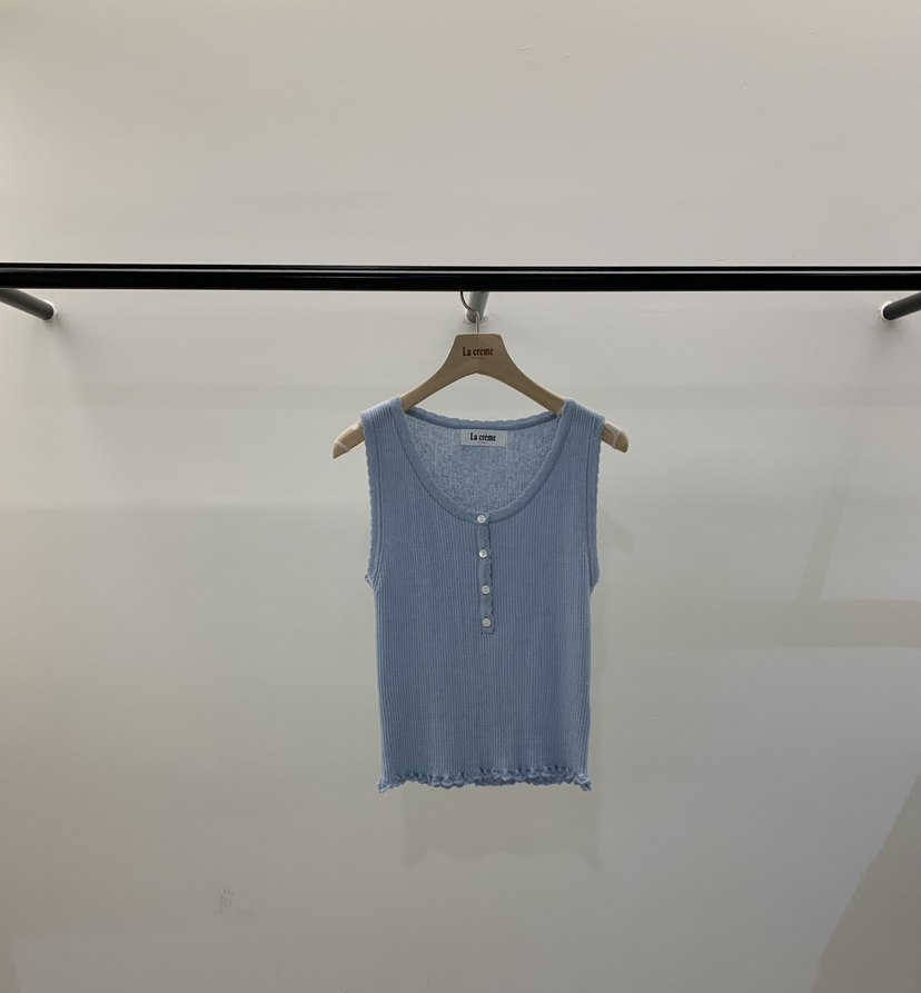 LA CREME韓國代購女士新款職業推薦26春夏熱賣吊帶背心亞麻LA CREME吊帶/背心圖色3