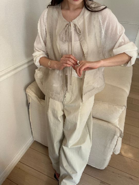 MARE韓國直郵實拍女裝新款人氣26春夏熱賣推薦馬甲不含圍巾MARE馬甲